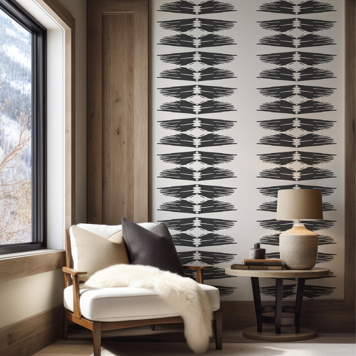 Taos Stripe Wallpaper