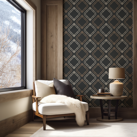 Ski Dia on Black Wallpaper