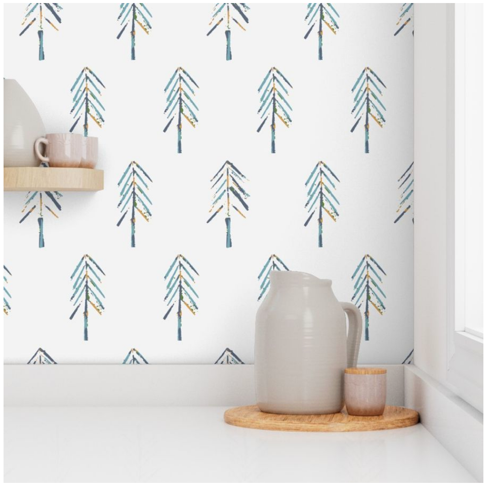 Willow + Wild Vinyl Non-Pasted Wallpaper Roll 26" x 24'