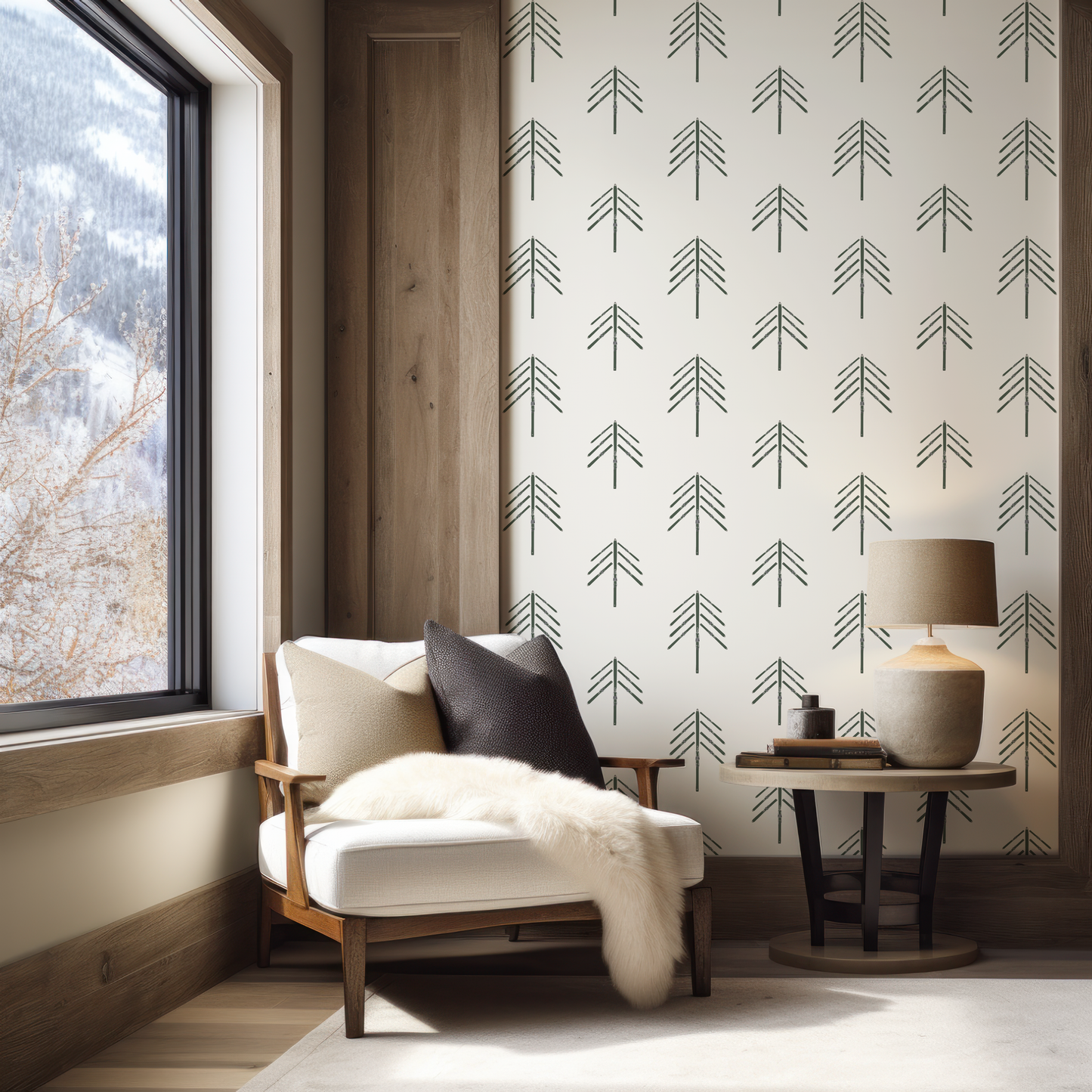 Ski Tree Wallpaper LG