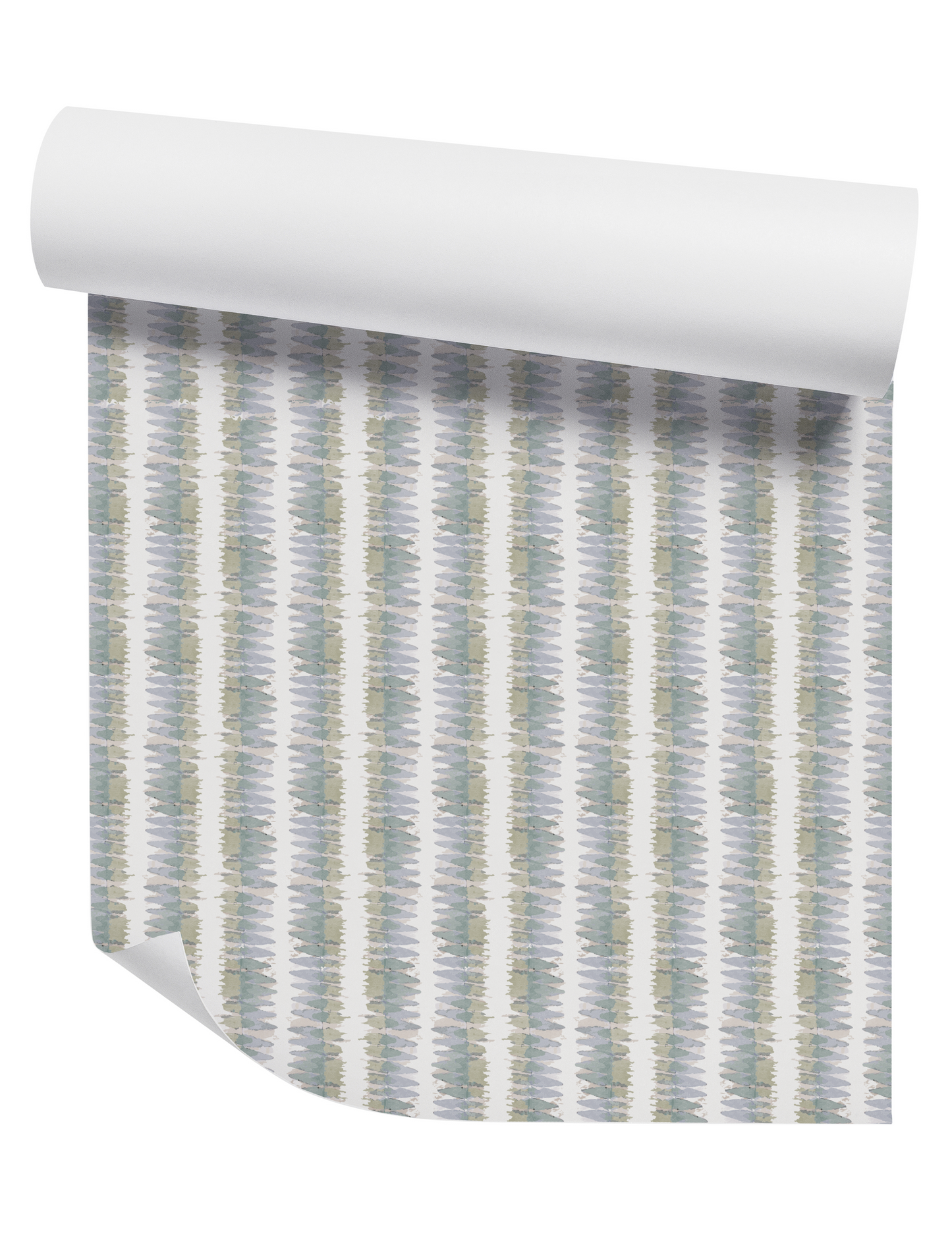 Painter's Watercolor Stripe Wallpaper