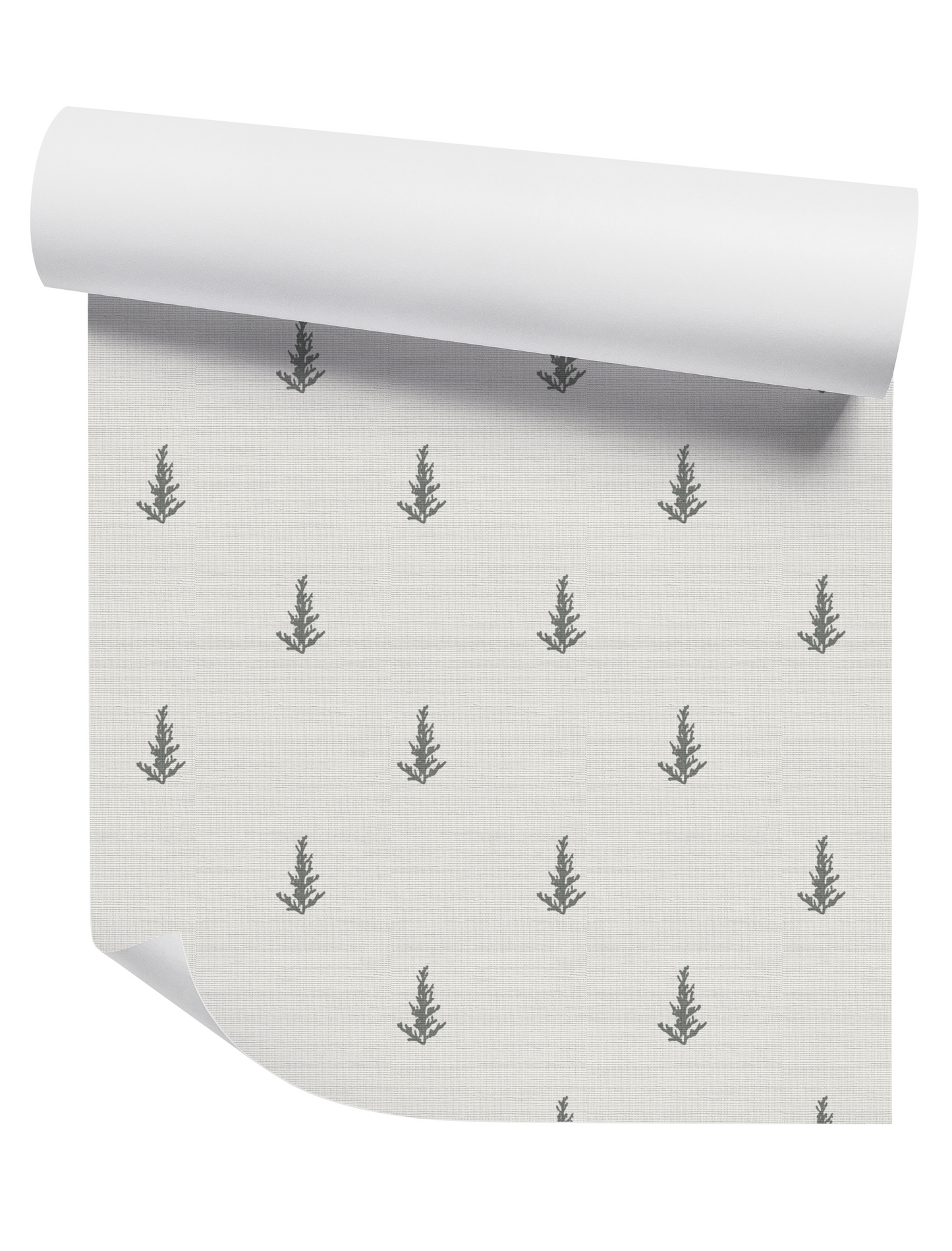 Willow + Wild Sage Green Trees Grasscloth Wallpaper Roll - 32" x 22'