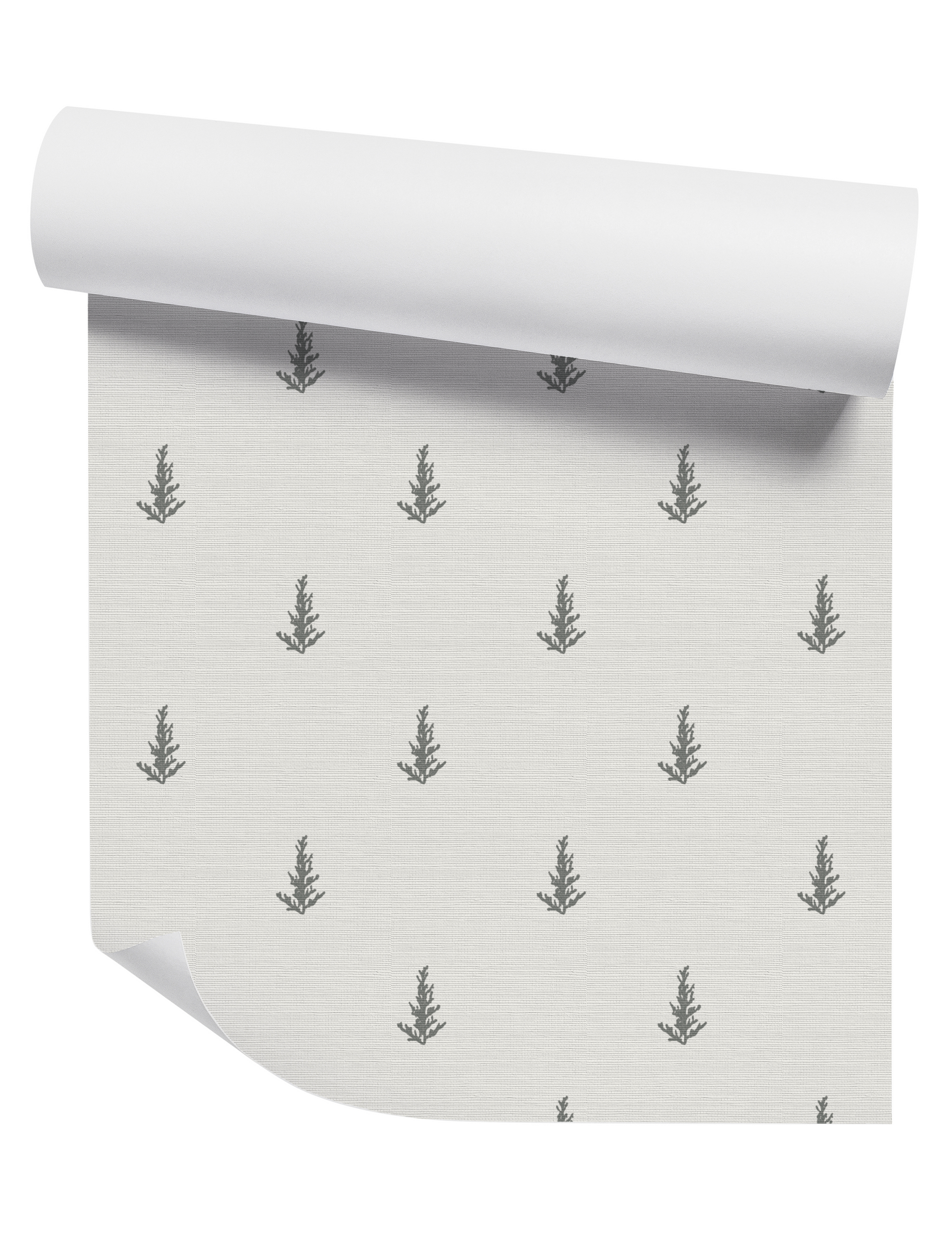 Willow + Wild Sage Green Trees Grasscloth Wallpaper Roll - 32" x 22'